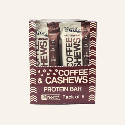 Coffee Cashew - 20g protein per bar - Pack of 6