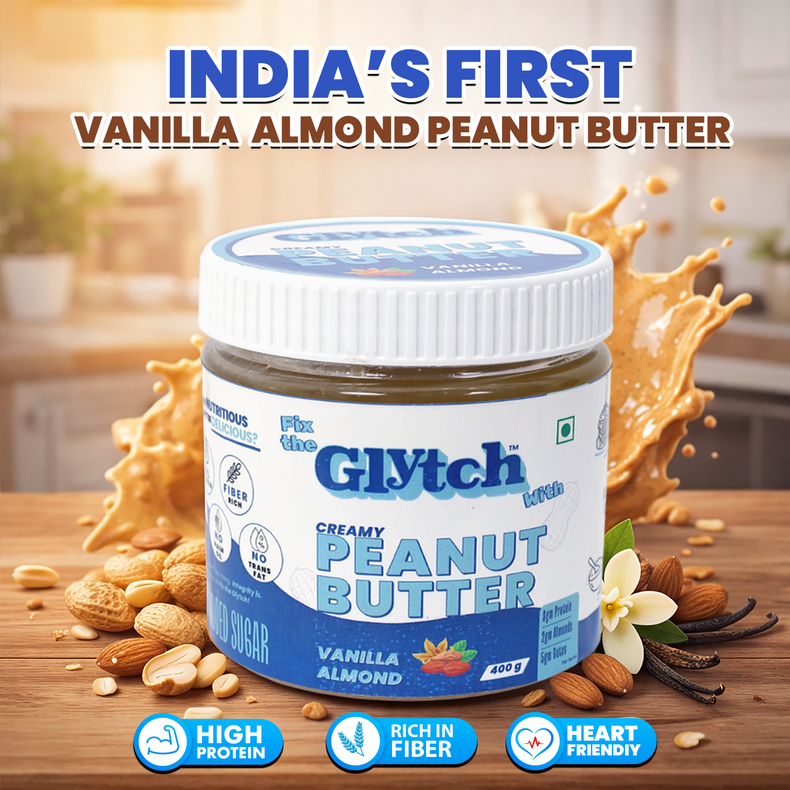 Vanilla Almond - Peanut Butter