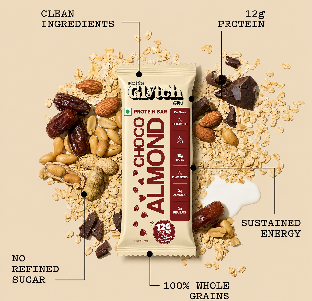 Prime 8 | Pack of 8 protein bars | 115g protein