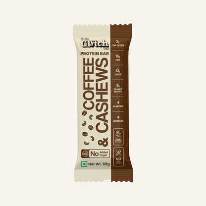 Coffee Cashew - 20g protein per bar - Pack of 6