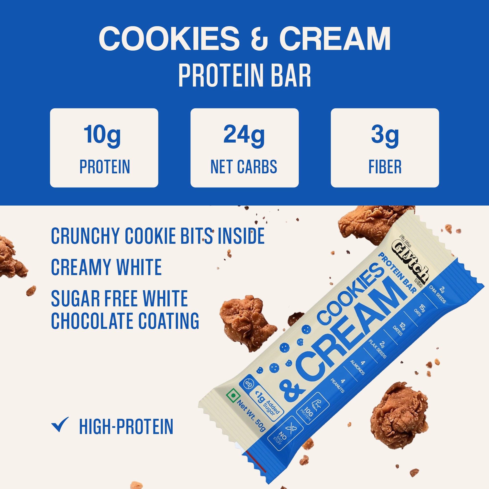 Cookies and Cream - 10g protein
