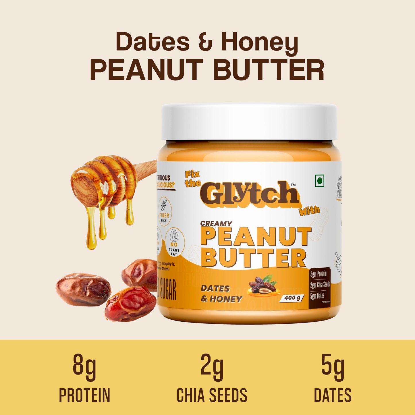 Dates and Honey - Peanut Butter