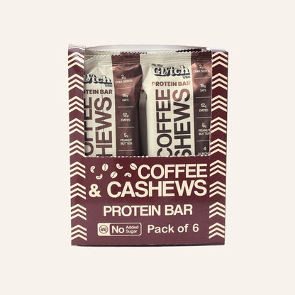 Coffee Cashew - 20g protein per bar - Pack of 6