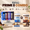 Prime 8 (Pack of 8 protein bars) + Any one Peanut Butter Jar