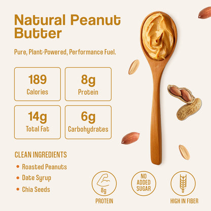 Natural with dates - Peanut Butter