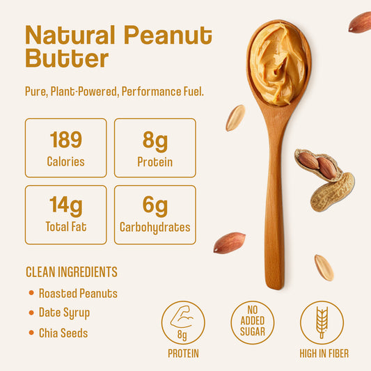 Natural with dates - Peanut Butter